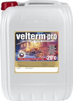 VELTHERM-PRO (ВЕЛТЕРМ-ПРО) -20°C, 20 л - теплоносій, рідина для систем опалення